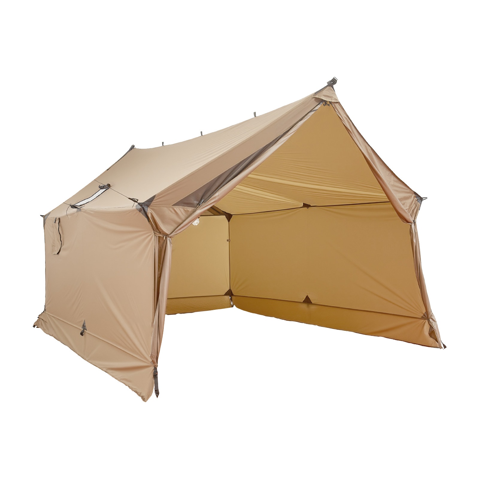 Cabin Hot Tent With Stove Jack Lightweight Waterproof 2 Persons Camping_voghion.com